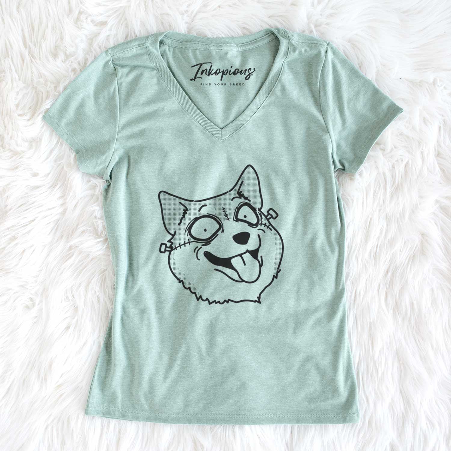 Shiba Inu - Nightmare Collection - Women's V-neck Shirt