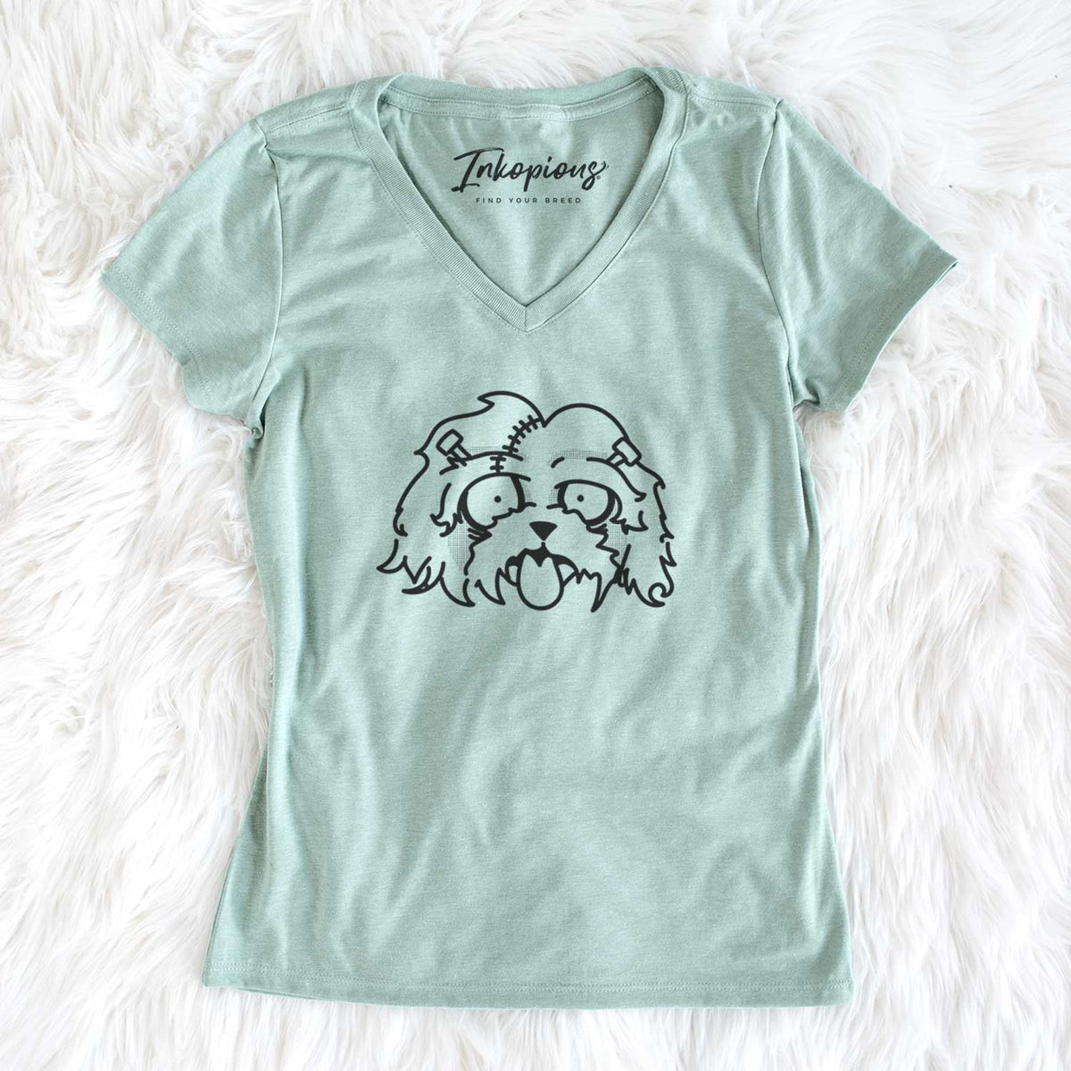 Shih Tzu - Nightmare Collection - Women&#39;s V-neck Shirt