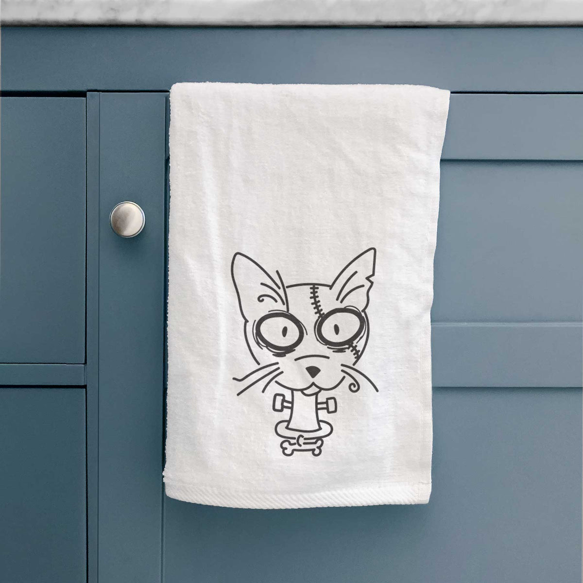 Shorthair Cat - Nightmare Collection Decorative Hand Towel