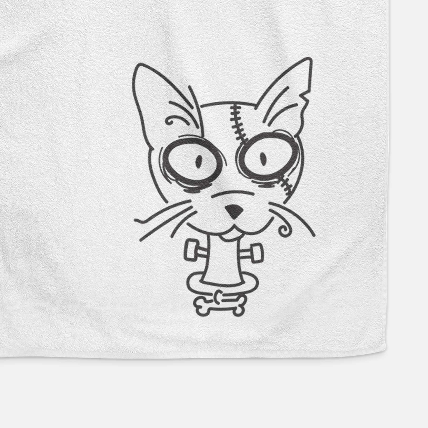 Shorthair Cat - Nightmare Collection Decorative Hand Towel