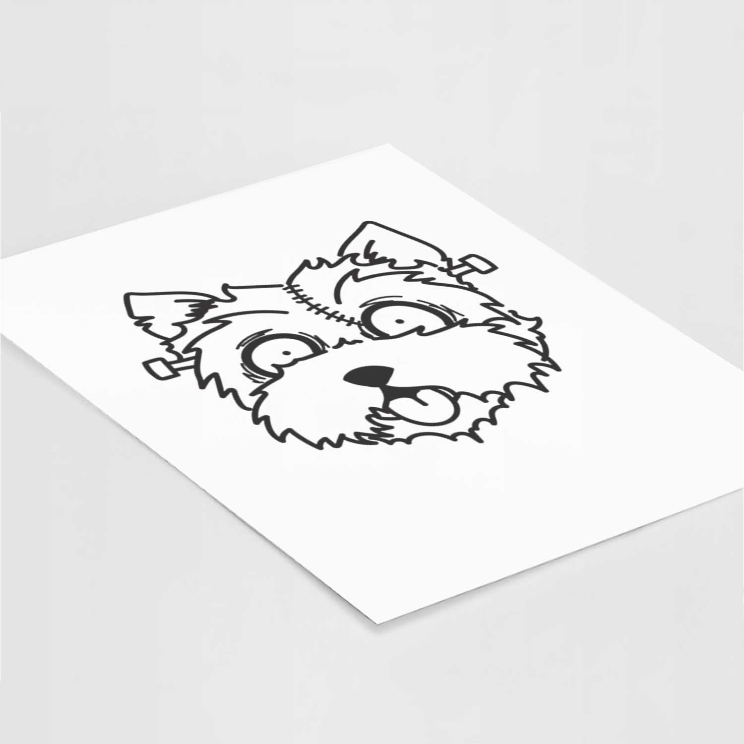 West Highland Terrier - Nightmare Collection Art Print