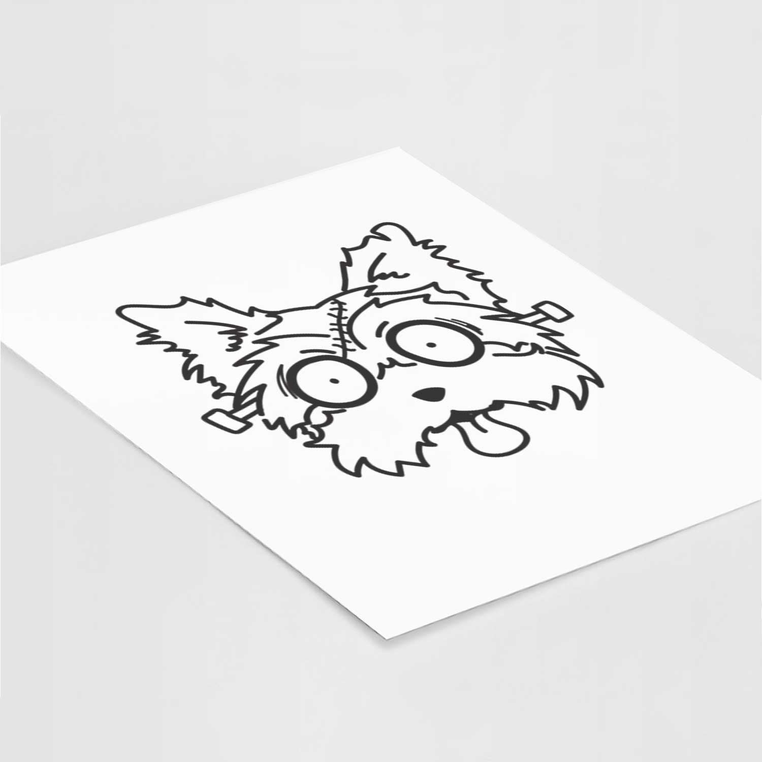 Yorkshire Terrier - Nightmare Collection Art Print