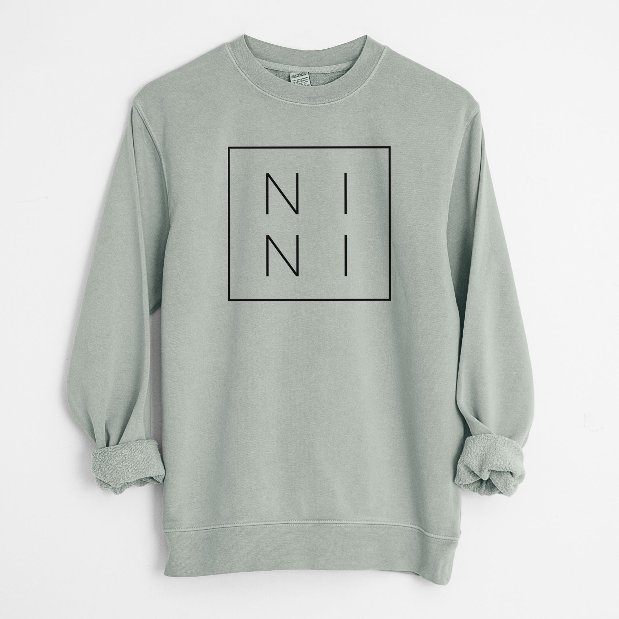 Nini Boxed - Unisex Pigment Dyed Crew Sweatshirt