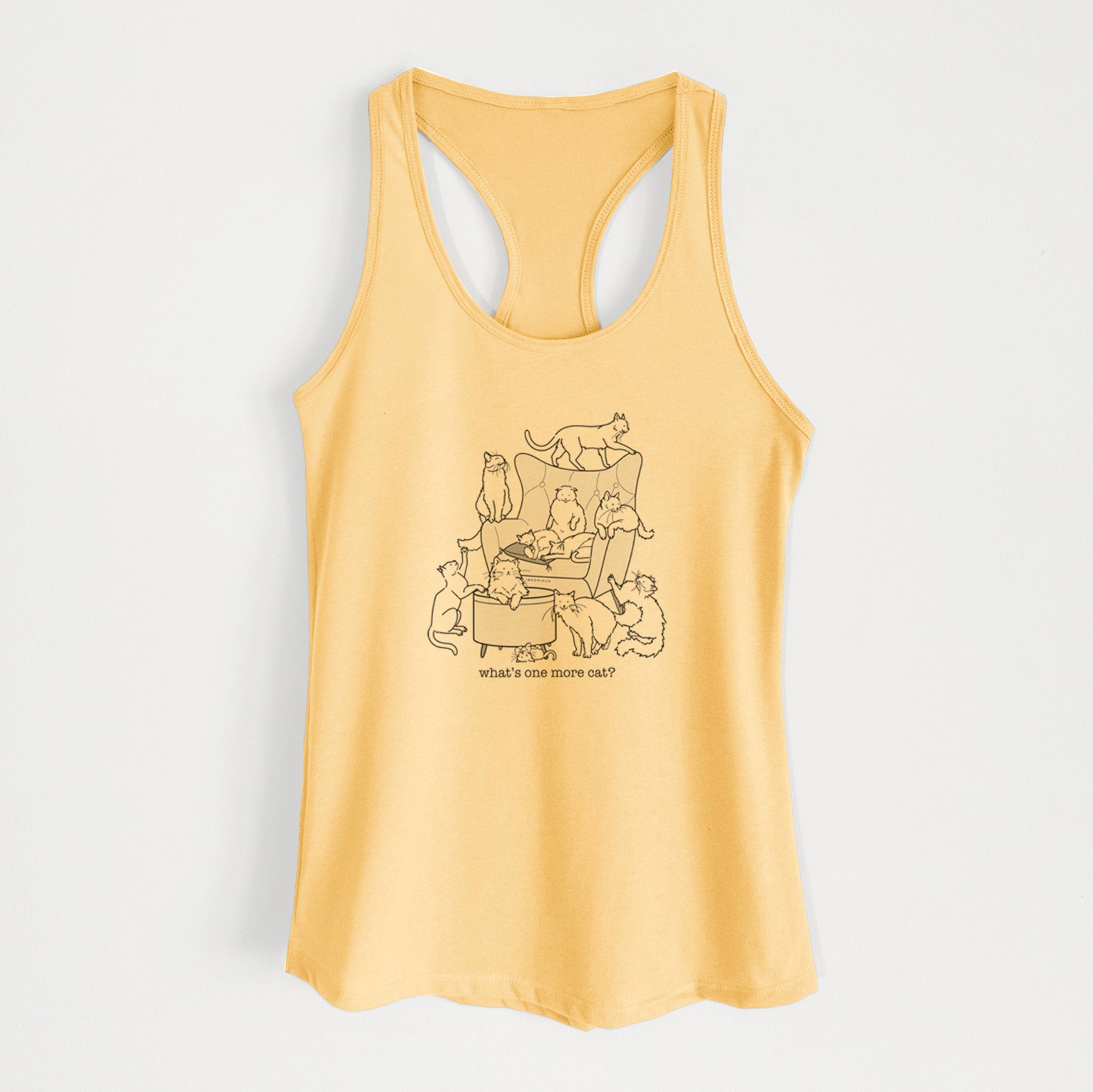 What's One More Cat? - Women's Racerback Tanktop