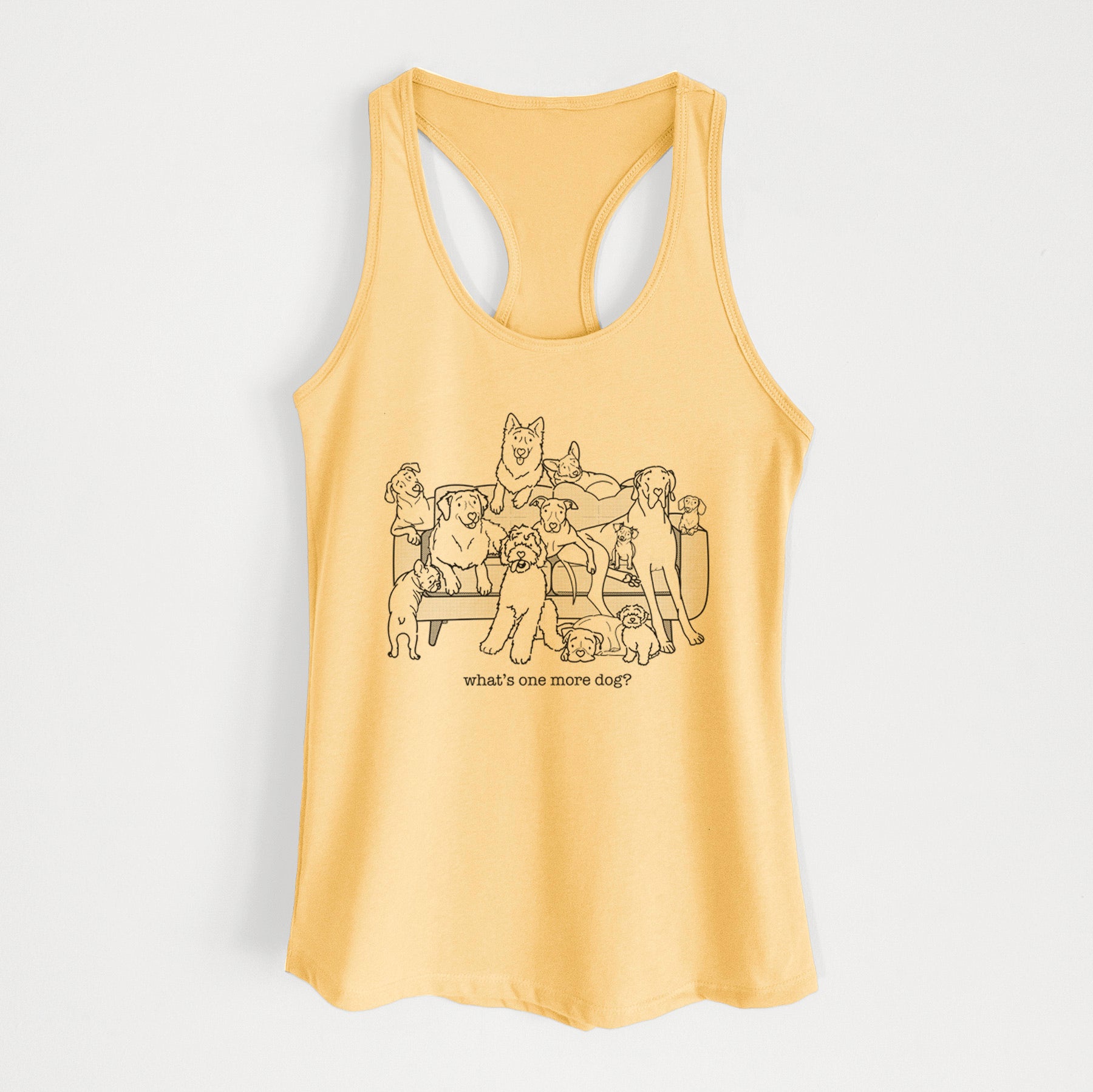 What's One More Dog? - Women's Racerback Tanktop