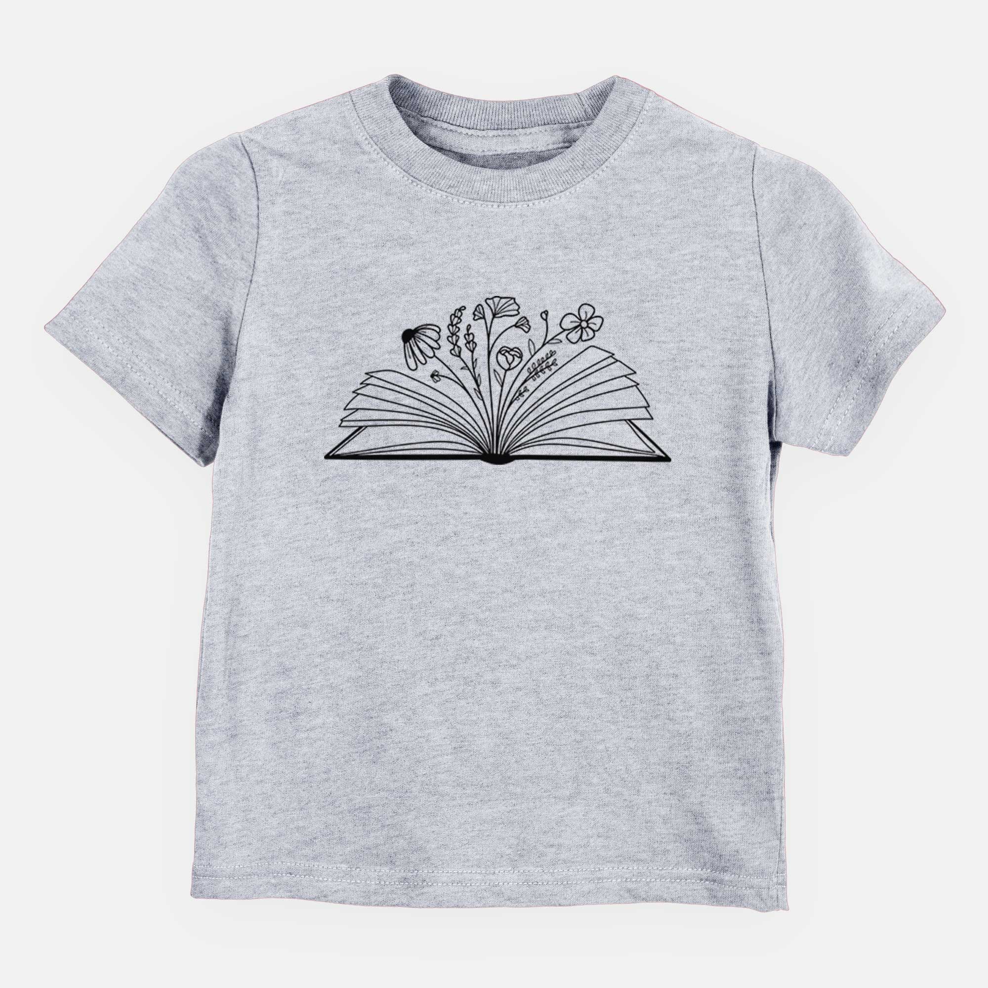 Floral Open Book - Kids/Youth/Toddler Shirt