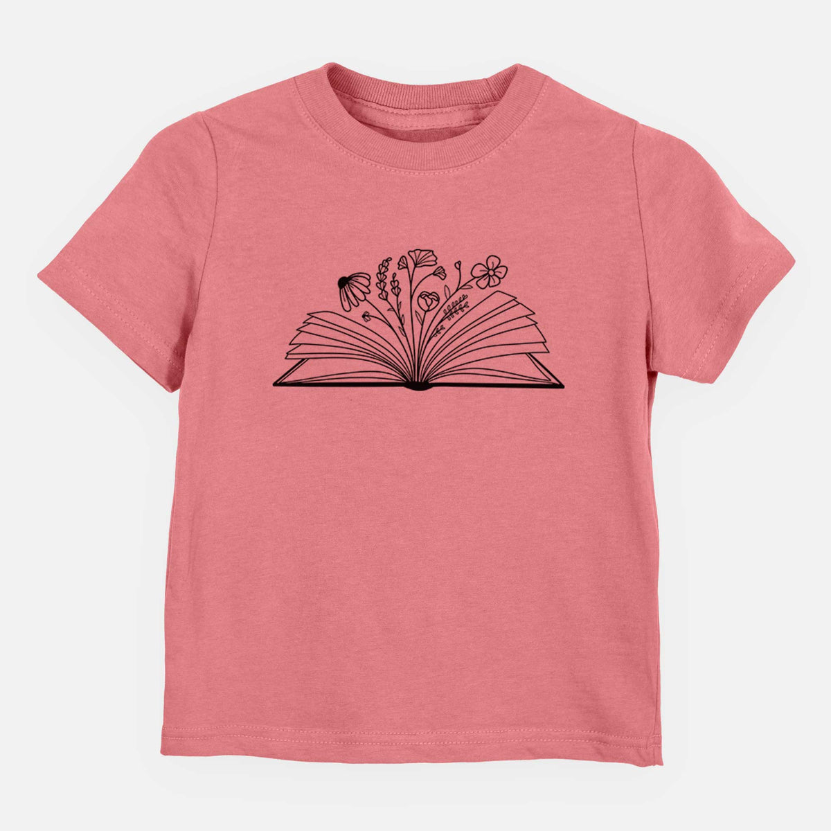 Floral Open Book - Kids/Youth/Toddler Shirt
