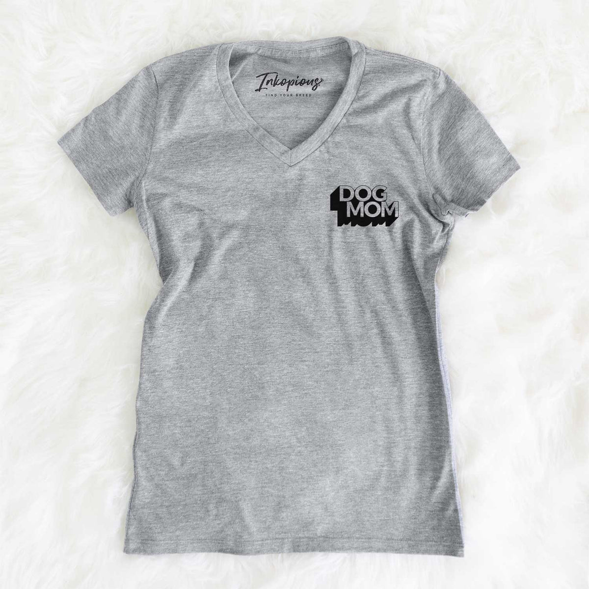 Dog Mom - Blockscape Collection  - Women's V-neck Shirt
