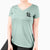 Nana - Blockscape Collection  - Women's V-neck Shirt