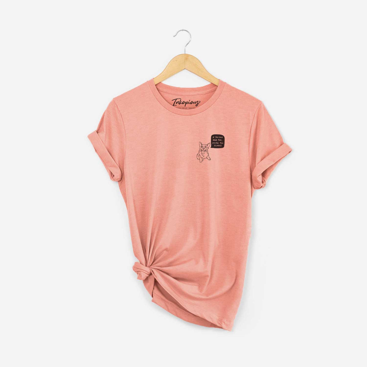 Too Close Corgi Puppy  - Unisex Crewneck