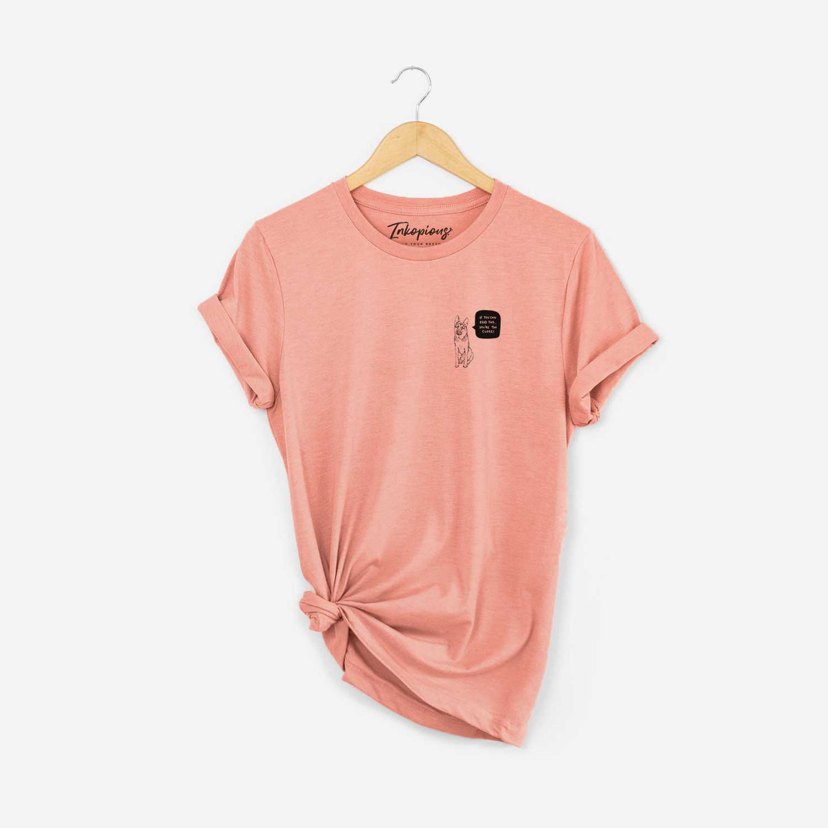 Too Close German Shepherd  - Unisex Crewneck