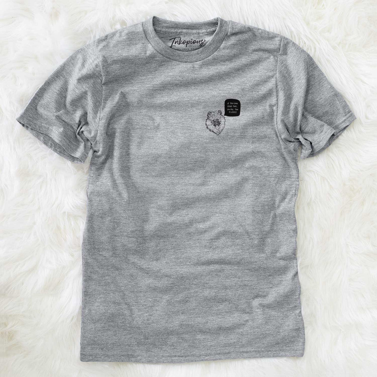 Too Close Keeshond Puppy  - Unisex Crewneck