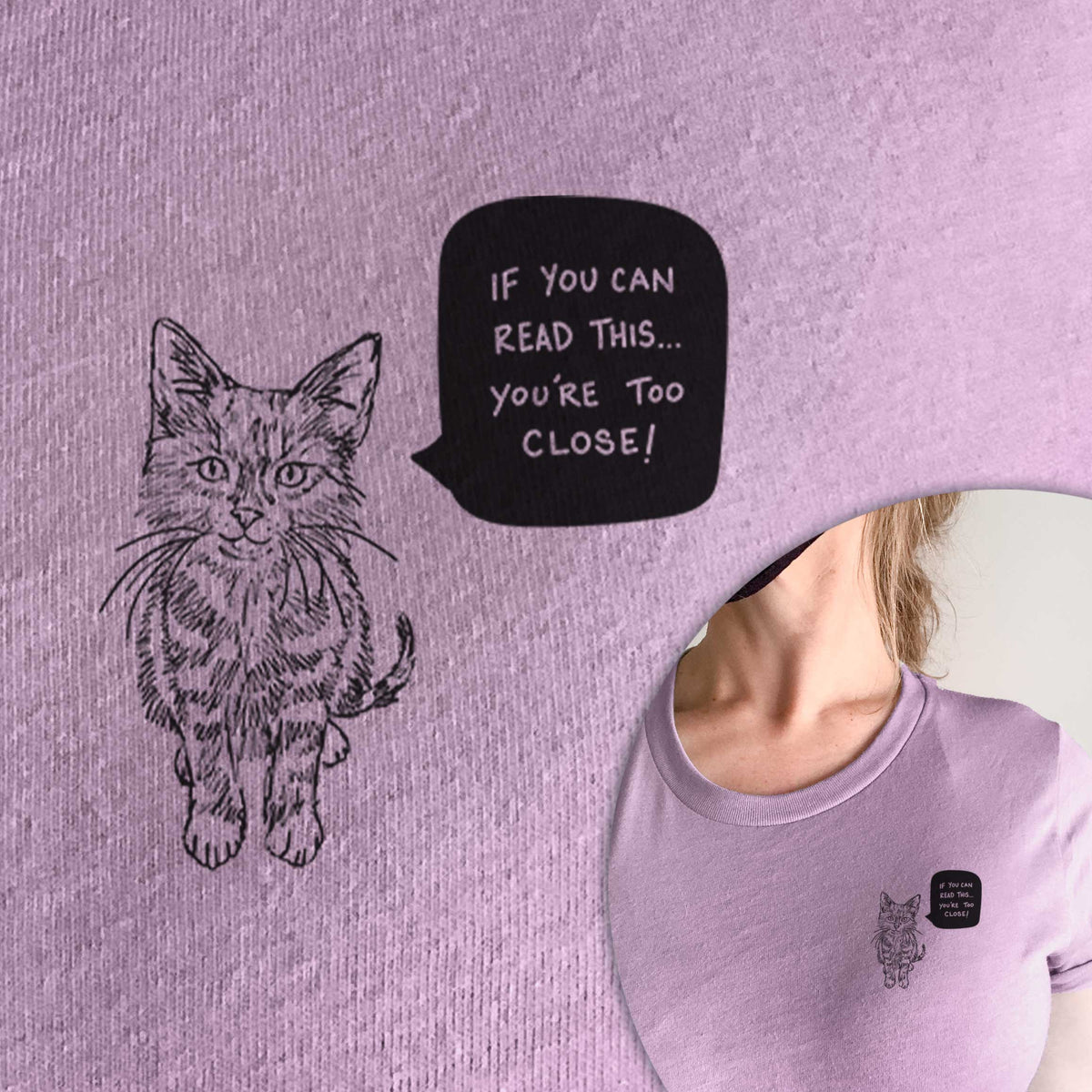 Too Close Kitten  - Unisex Crewneck