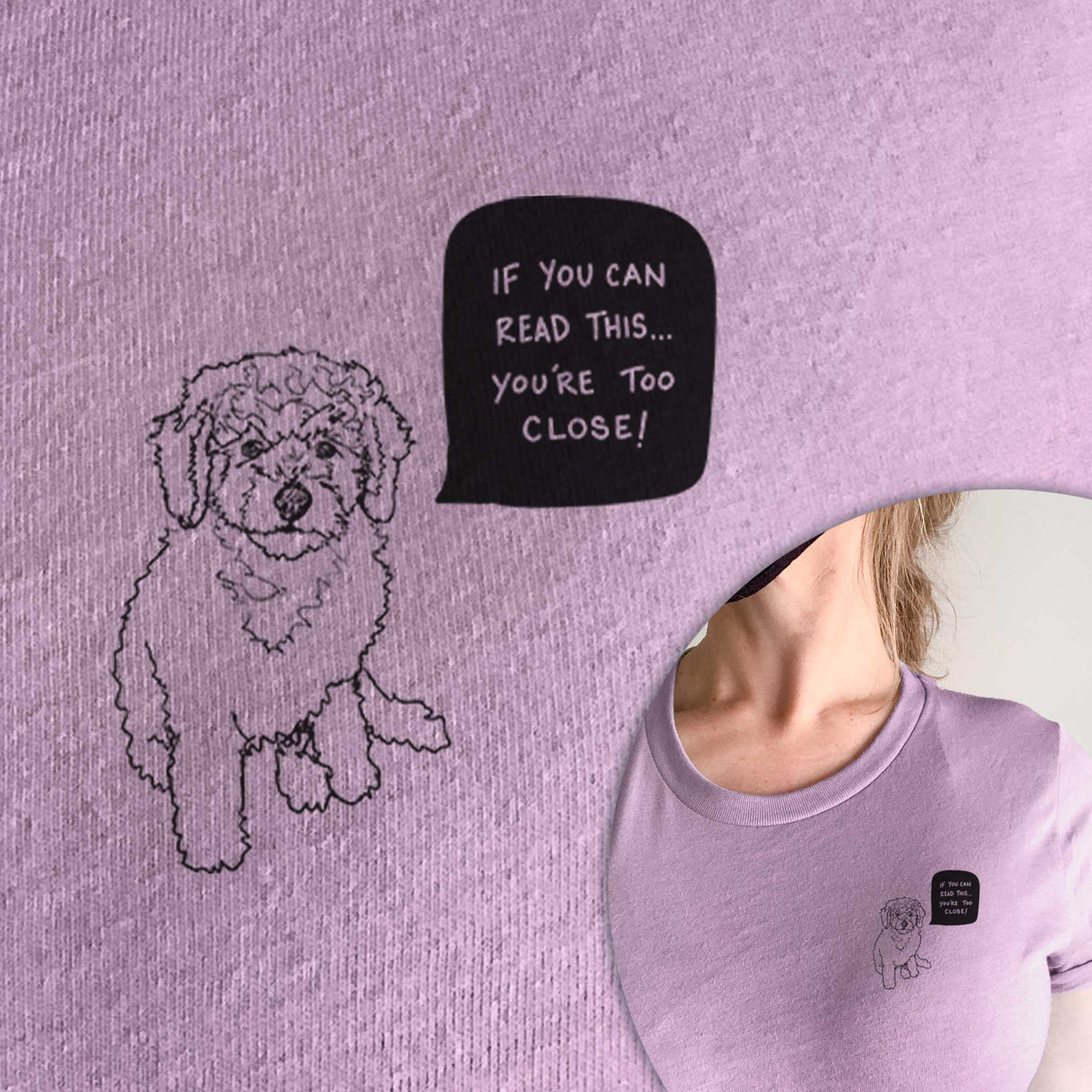 Too Close Labradoodle Puppy  - Unisex Crewneck