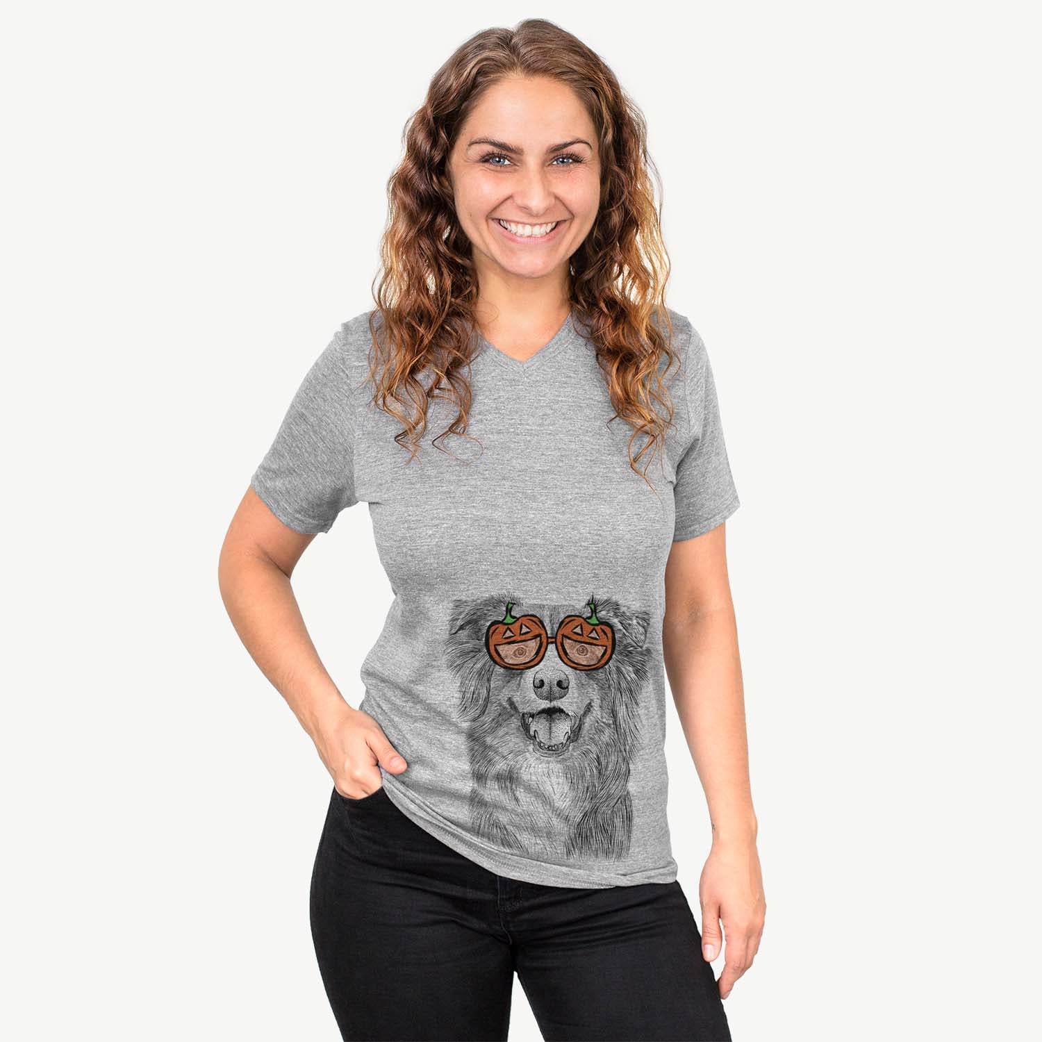 Aussie Parker the Australian Shepherd  - Pumpkin Collection