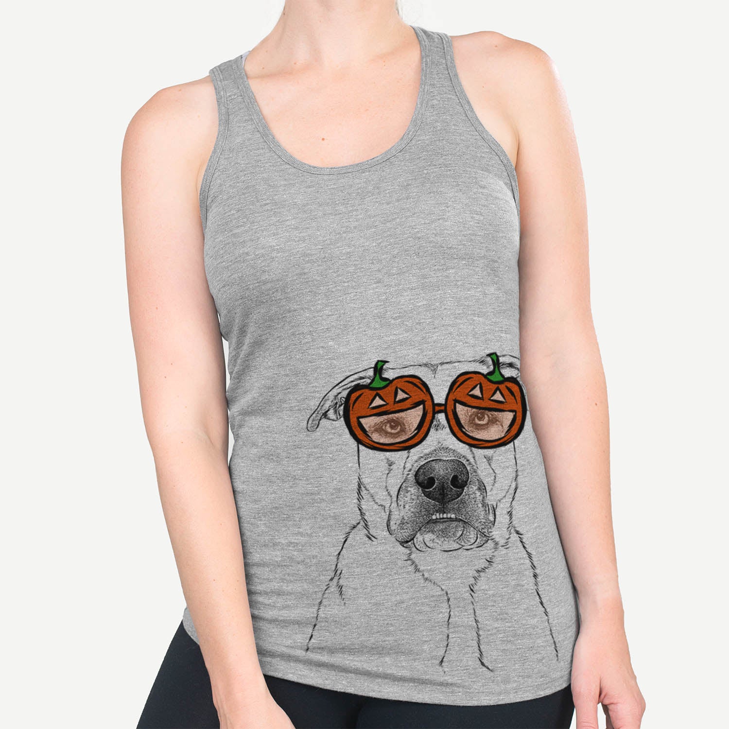 Abby the Boxer Beagle Mix  - Pumpkin Collection