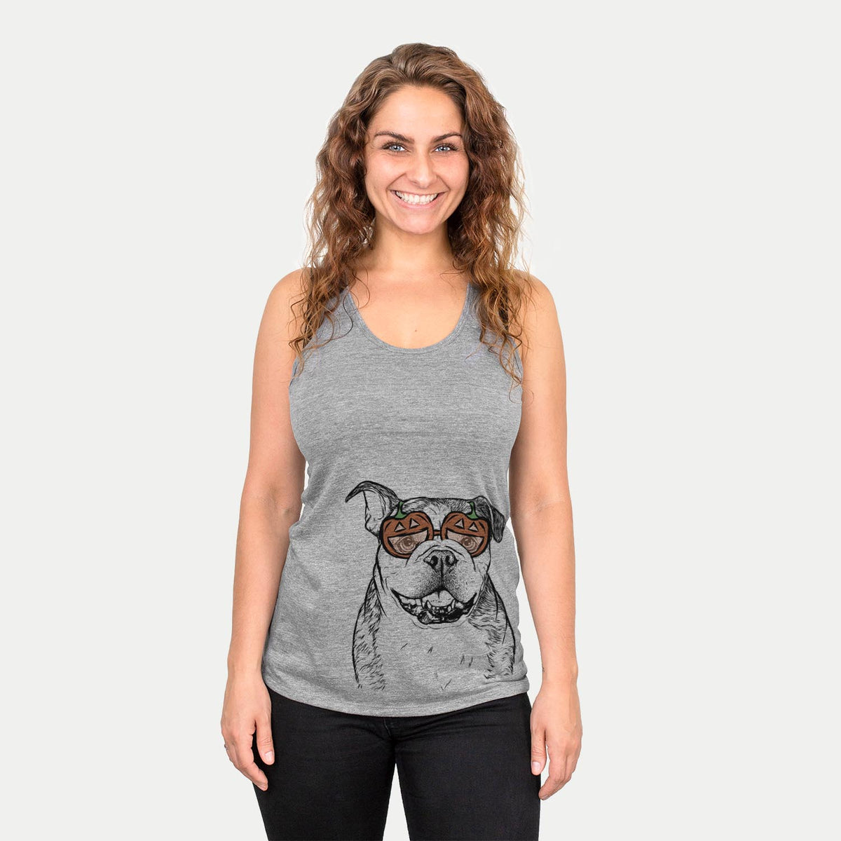 Agatha the Boston Bulldog  - Pumpkin Collection