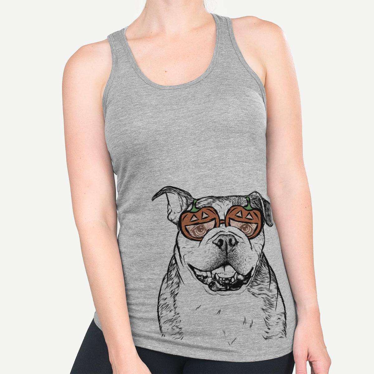 Agatha the Boston Bulldog  - Pumpkin Collection