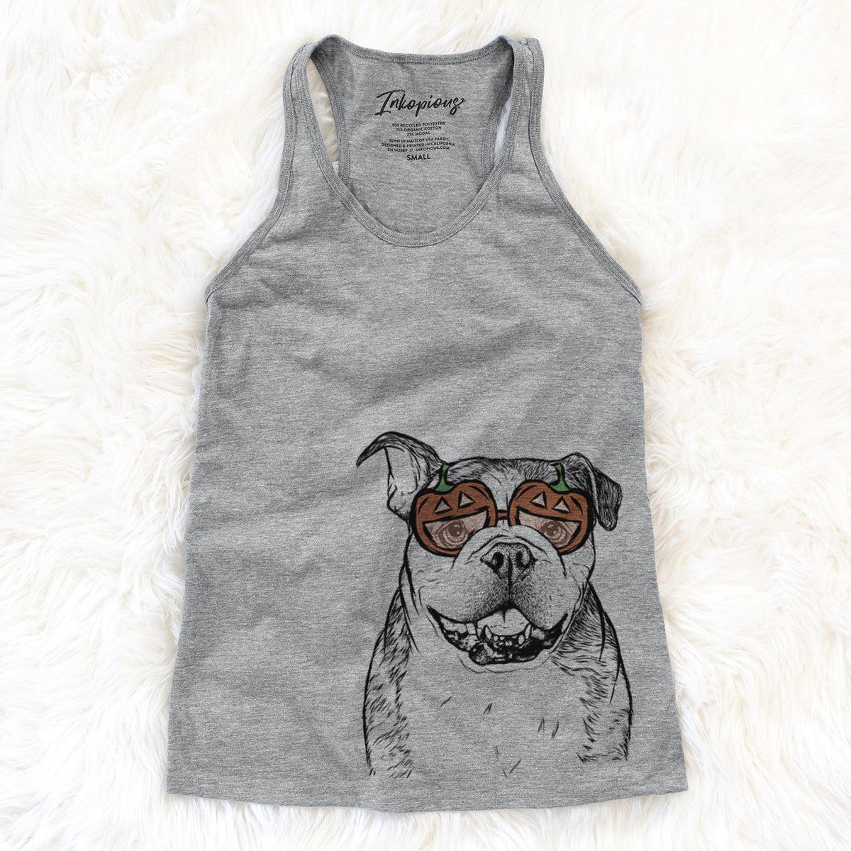 Agatha the Boston Bulldog  - Pumpkin Collection