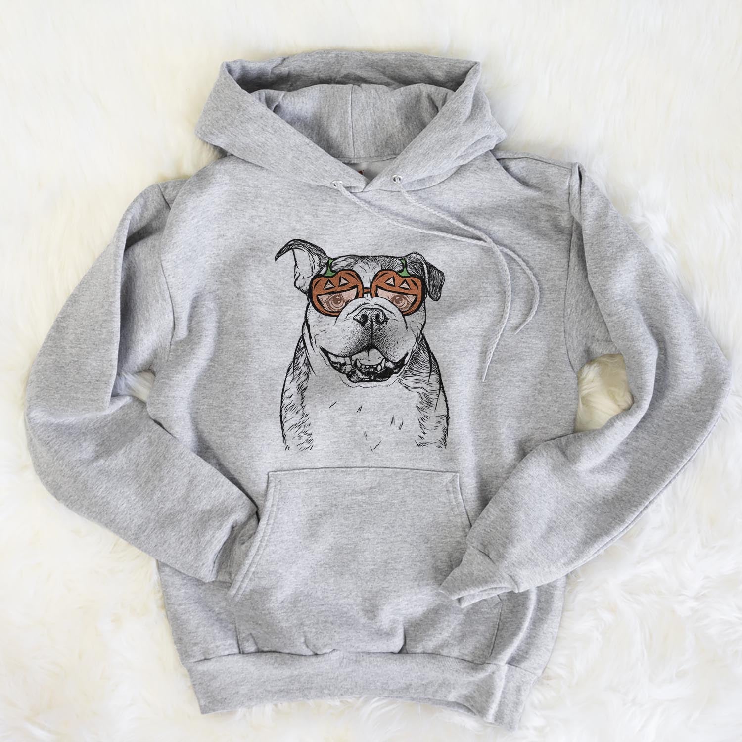 Agatha the Boston Bulldog  - Pumpkin Collection