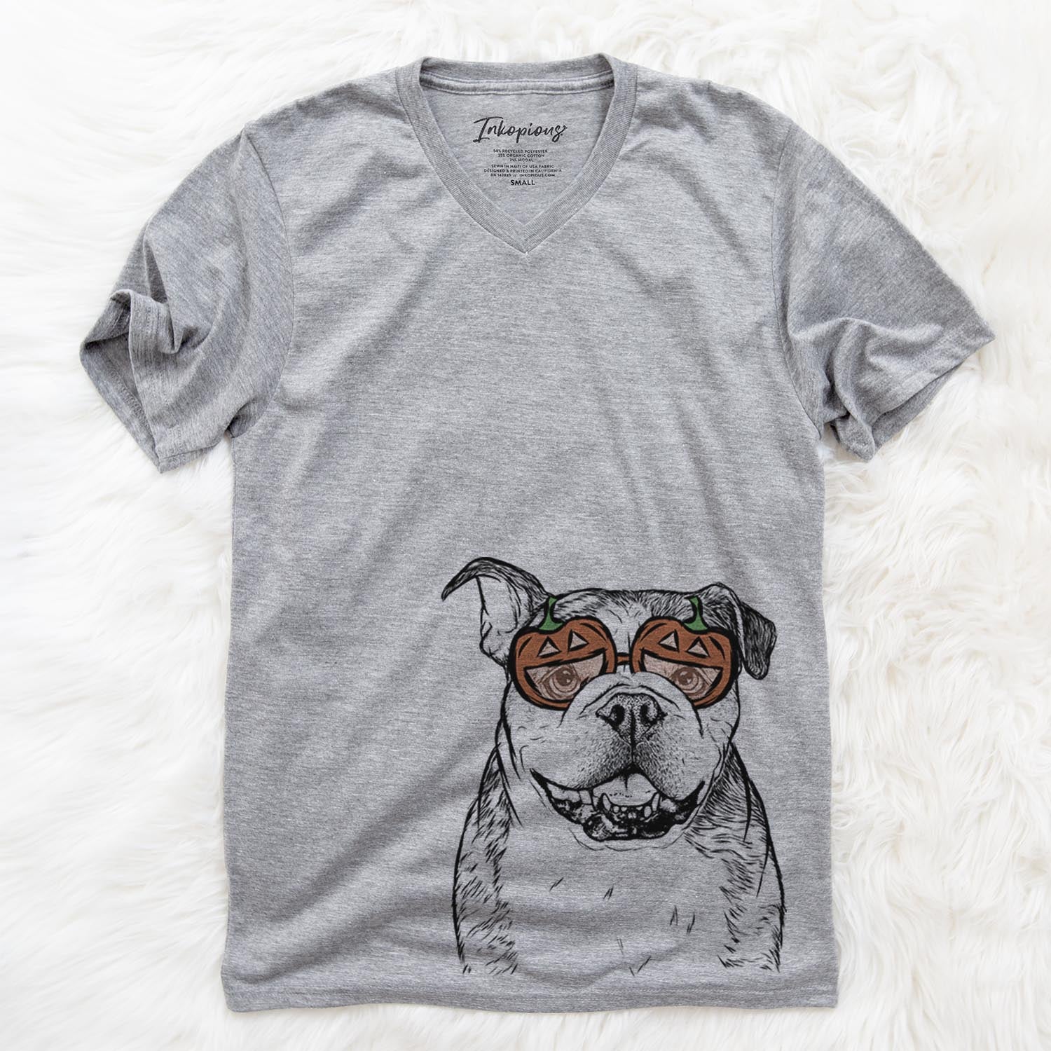 Agatha the Boston Bulldog  - Pumpkin Collection