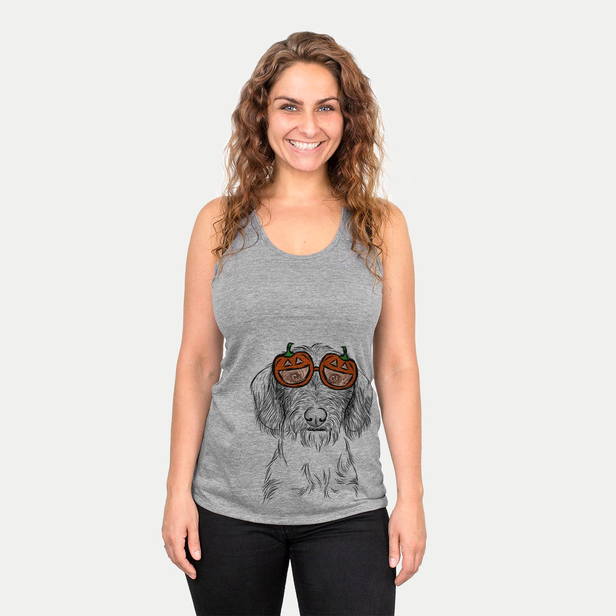 Almond the Wirehaired Dachshund  - Pumpkin Collection