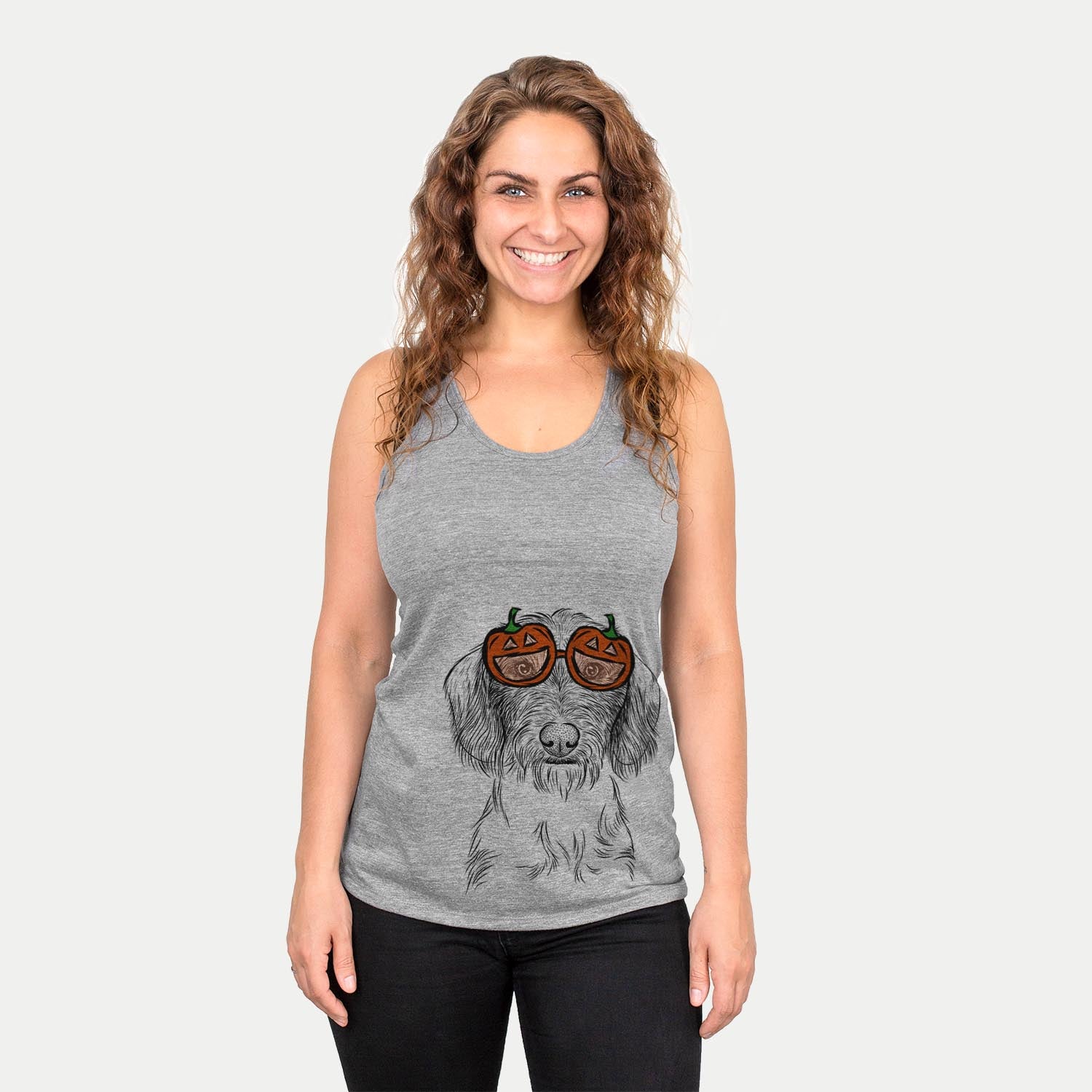 Almond the Wirehaired Dachshund  - Pumpkin Collection