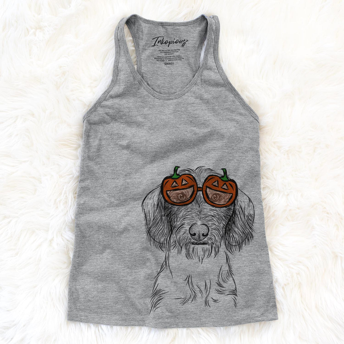 Almond the Wirehaired Dachshund  - Pumpkin Collection