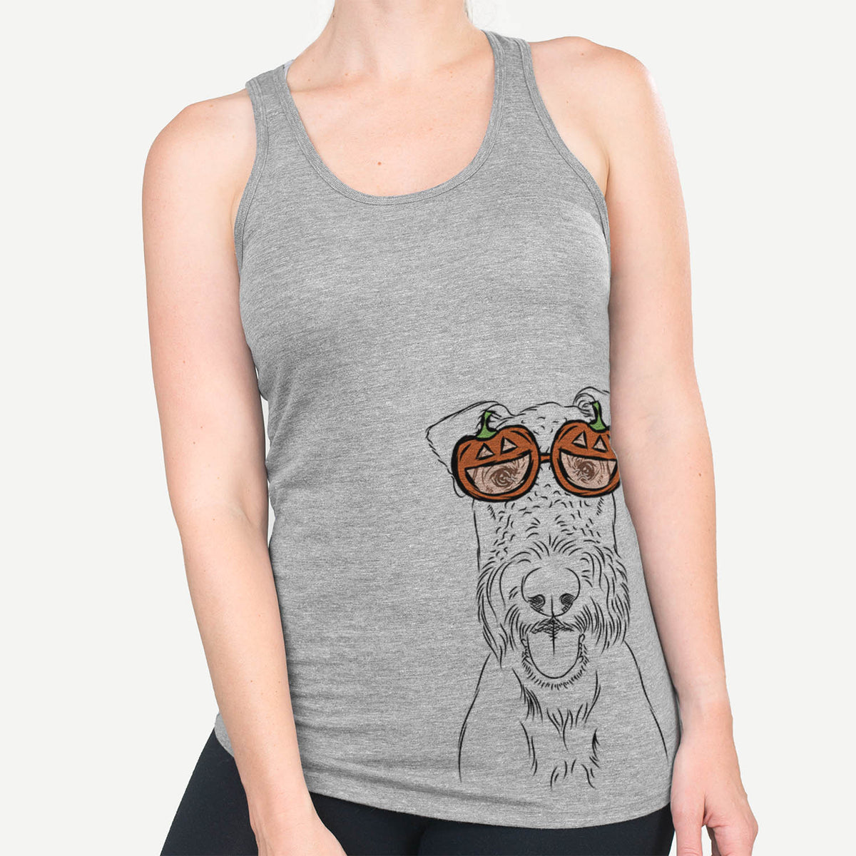 Andy the Airedale Terrier  - Pumpkin Collection