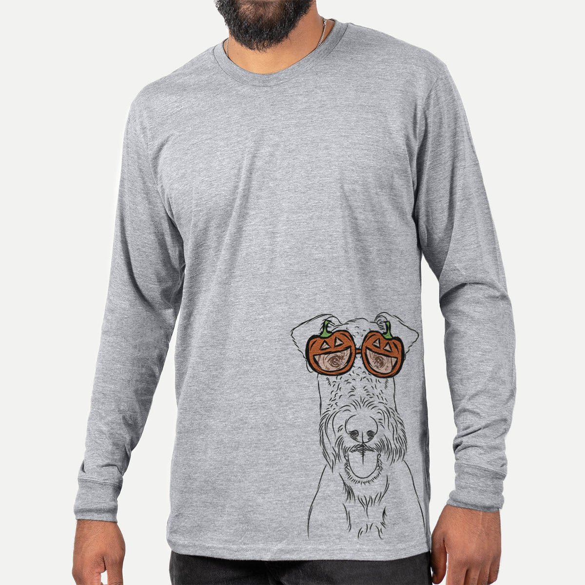 Andy the Airedale Terrier  - Pumpkin Collection