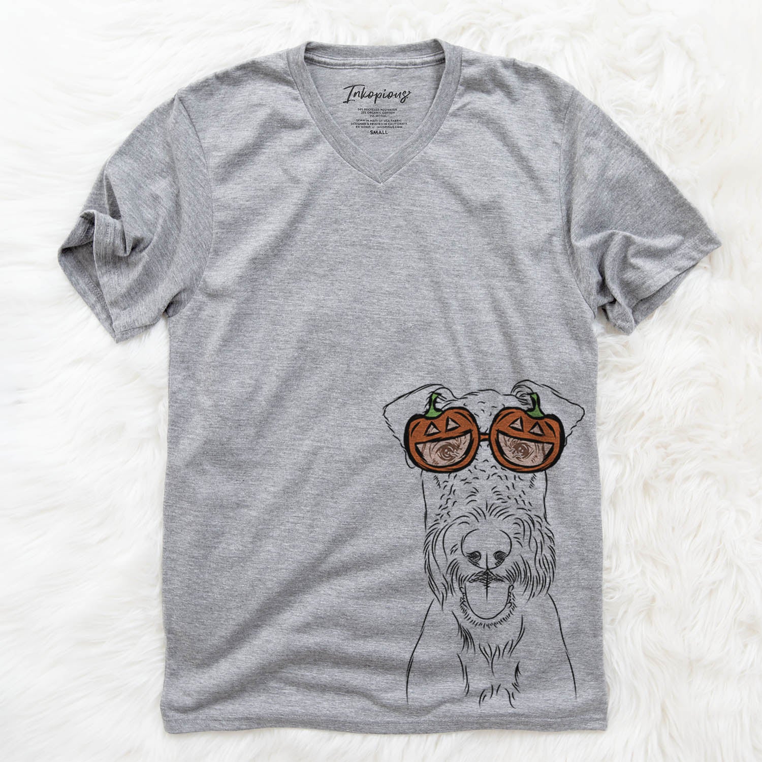 Andy the Airedale Terrier  - Pumpkin Collection