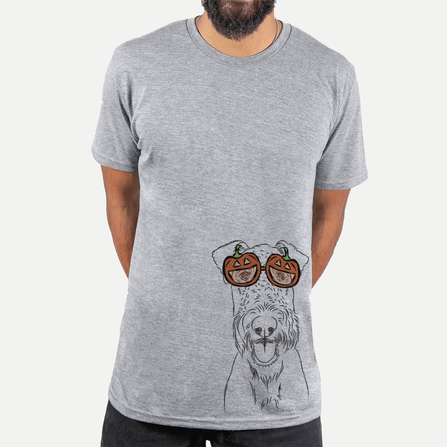 Andy the Airedale Terrier  - Pumpkin Collection