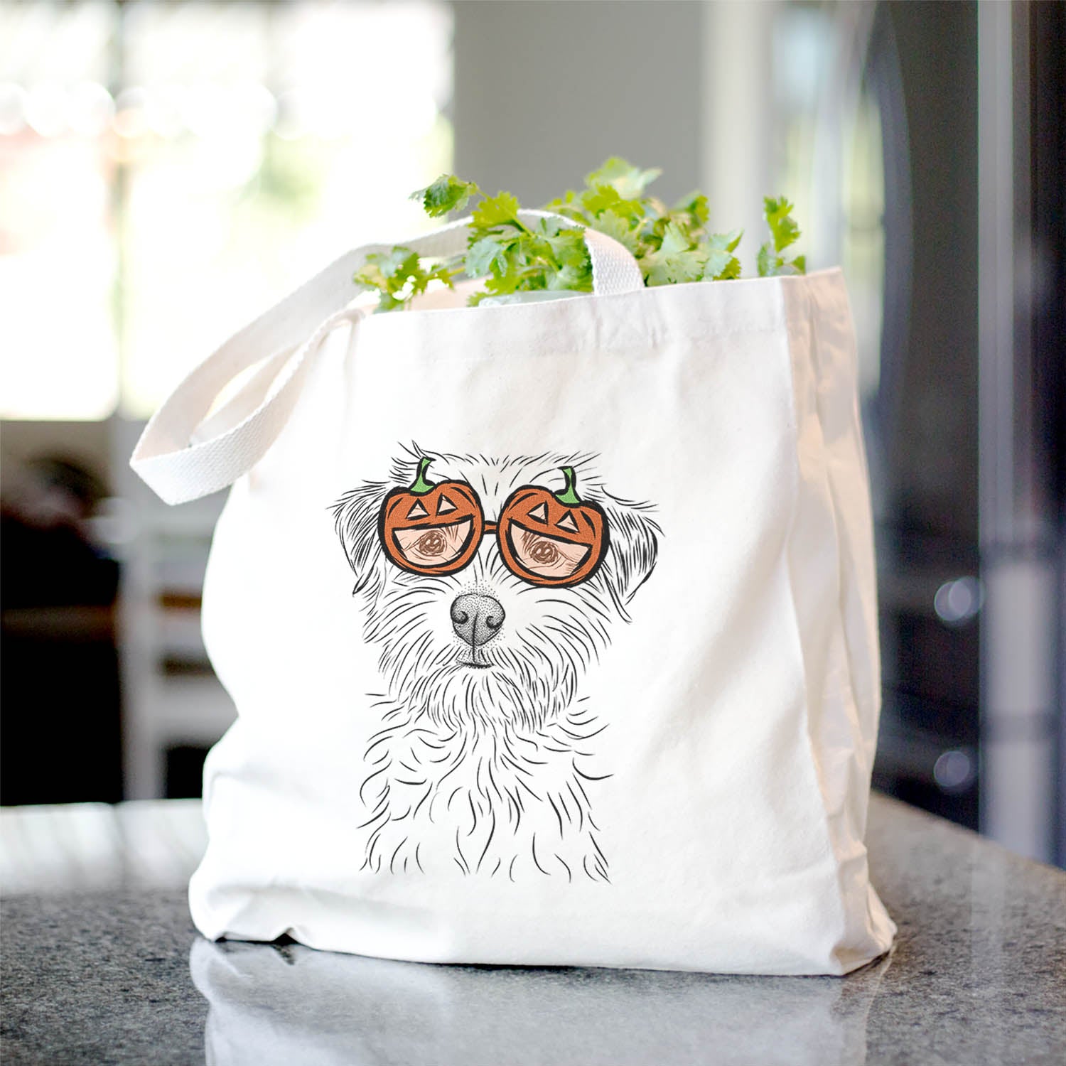 Benjamin the Border Terrier - Tote Bag