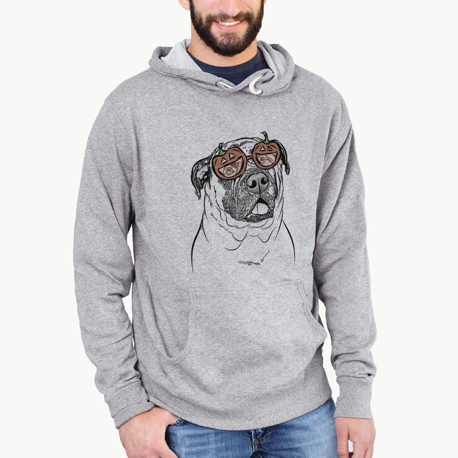 Big P the English Mastiff  - Pumpkin Collection