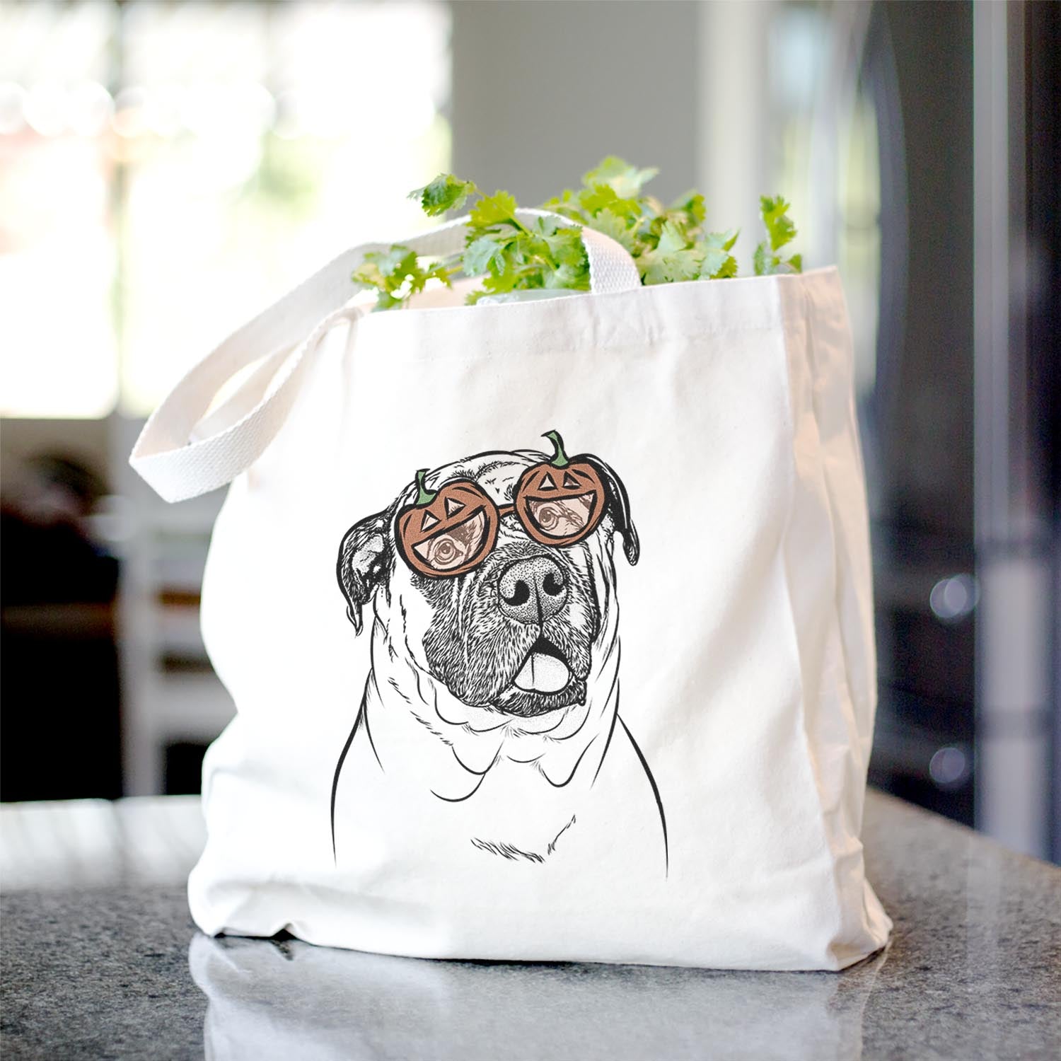 Big P the English Mastiff - Tote Bag