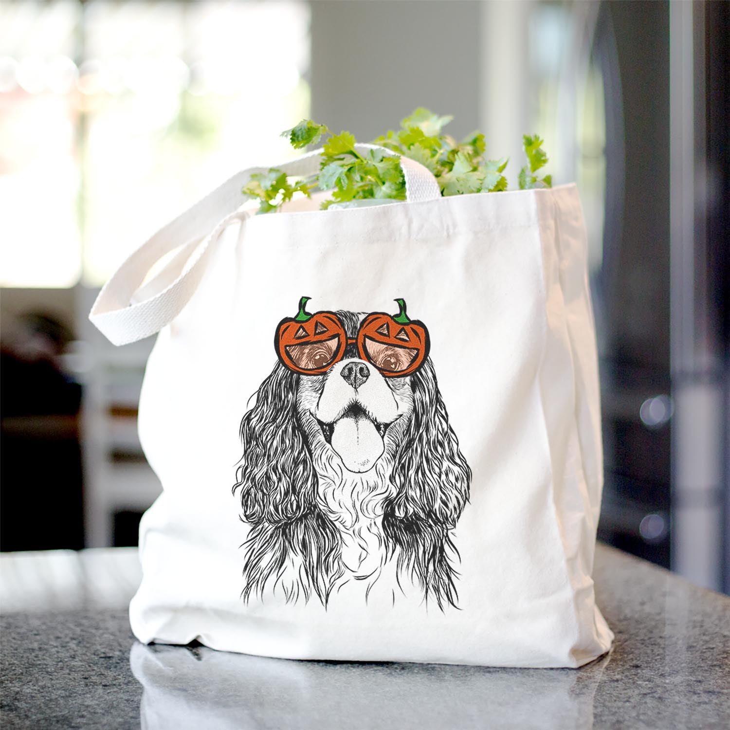 Brandy the Cavalier King Charles Spaniel - Tote Bag