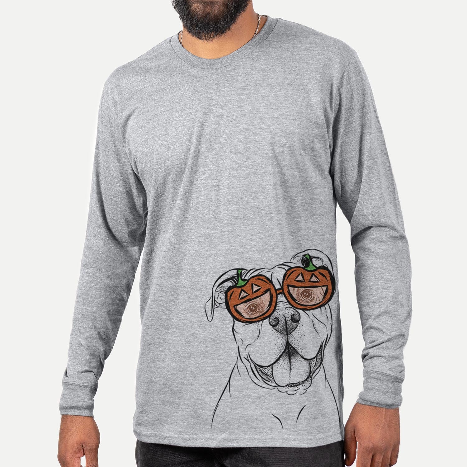 Bravo the Bulldog Mix  - Pumpkin Collection