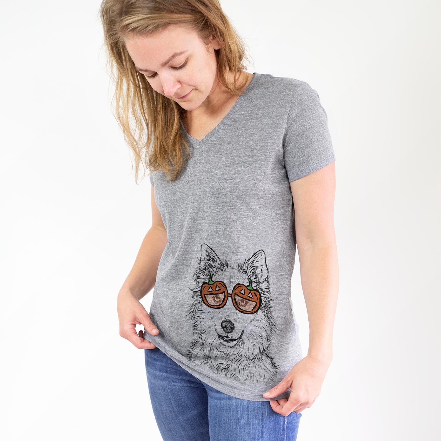 Chia the Samoyed Husky Mix  - Pumpkin Collection