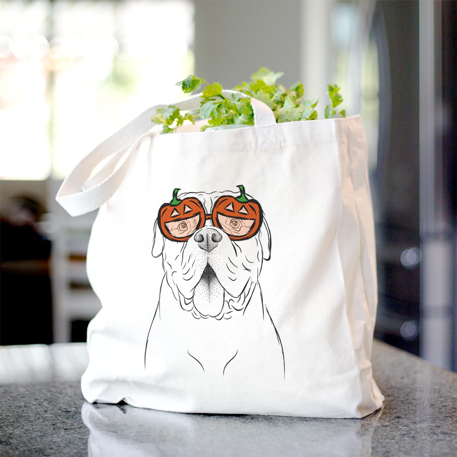 Chief the Boxer Bulldog Mix - Tote Bag