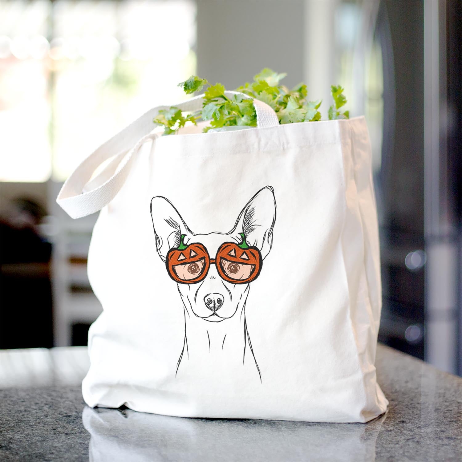 Chillie the Mini Pinscher - Tote Bag