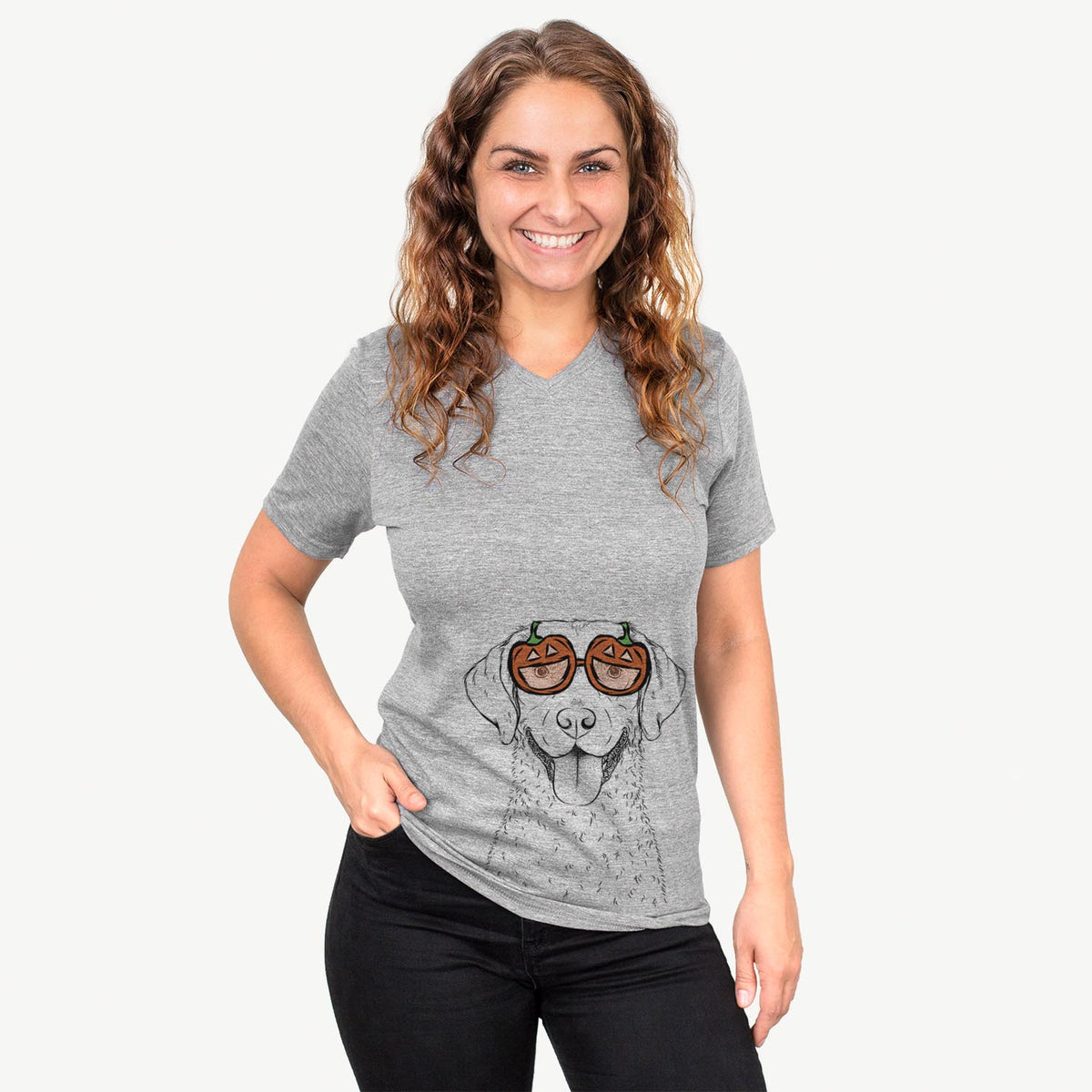 Chip the Chesapeake Bay Retriever  - Pumpkin Collection