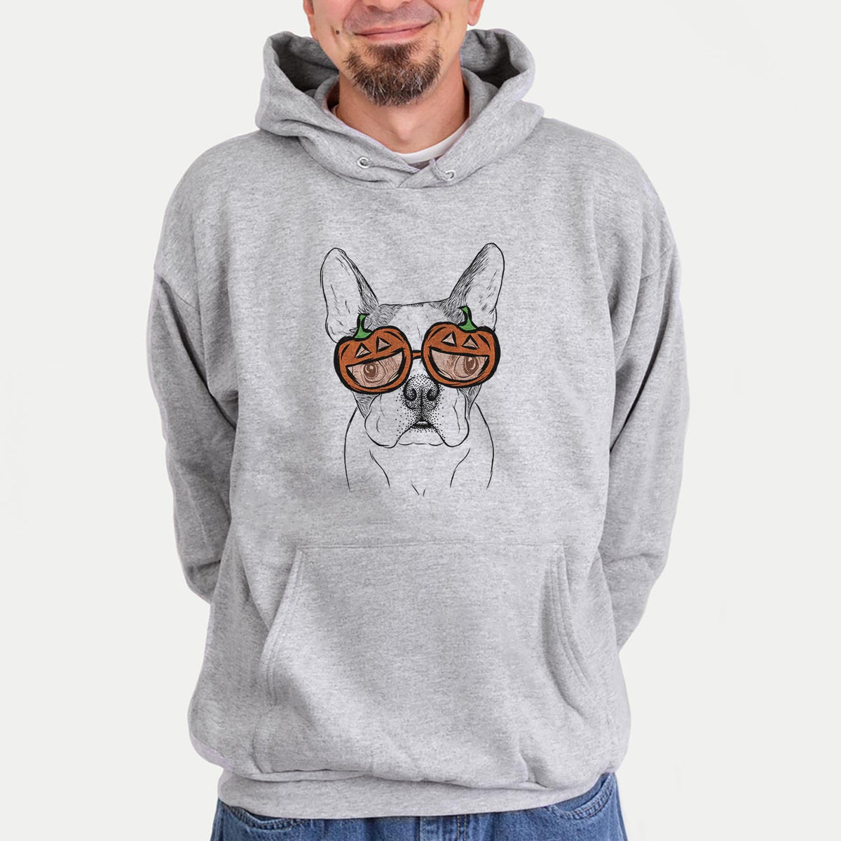 Chocolate Chip the Boston Terrier  - Pumpkin Collection