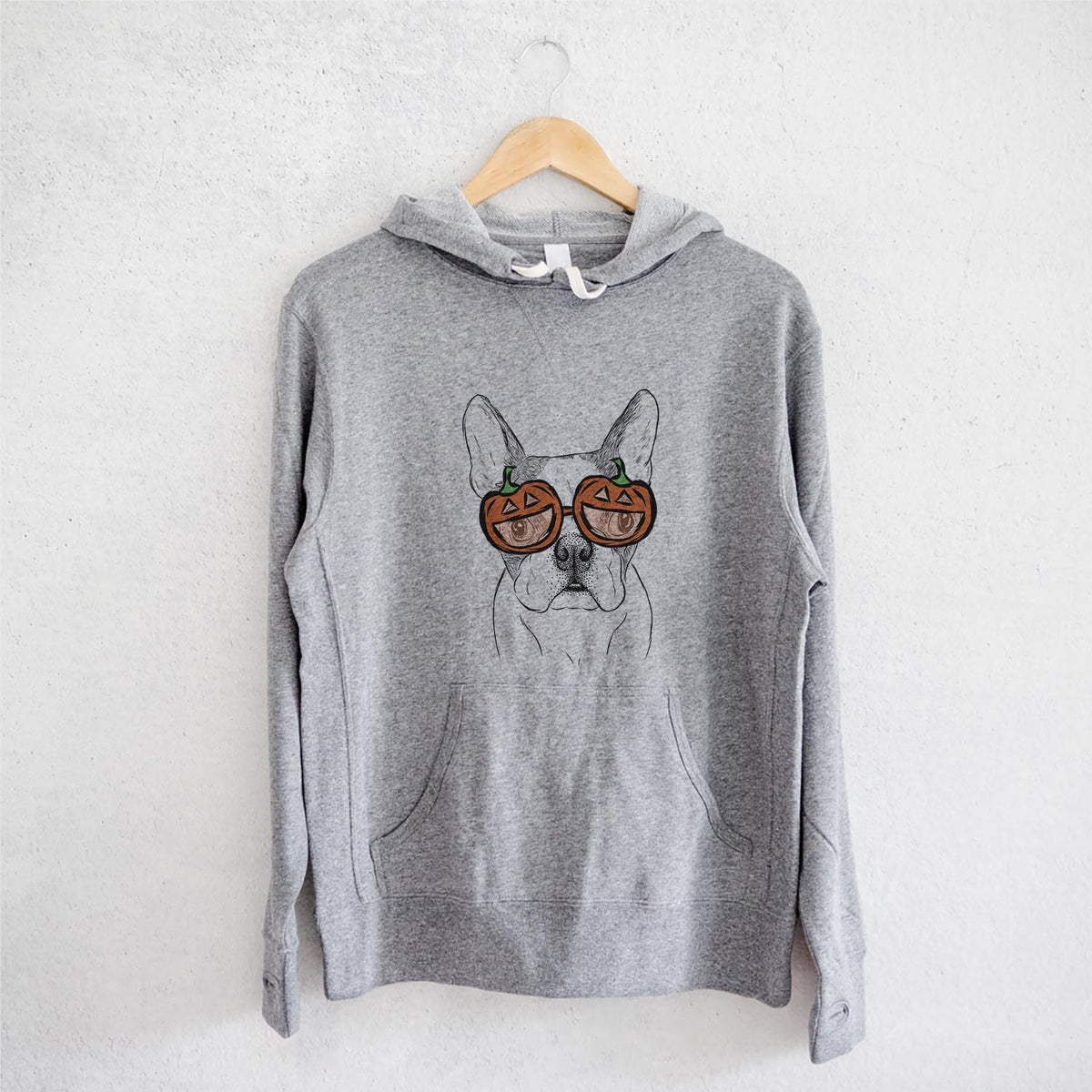 Chocolate Chip the Boston Terrier  - Pumpkin Collection