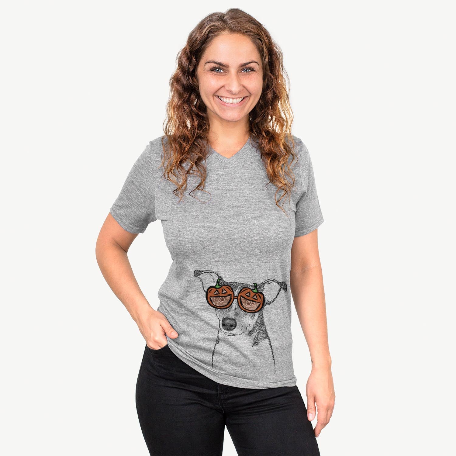 Cleo the Terrier Mix  - Pumpkin Collection