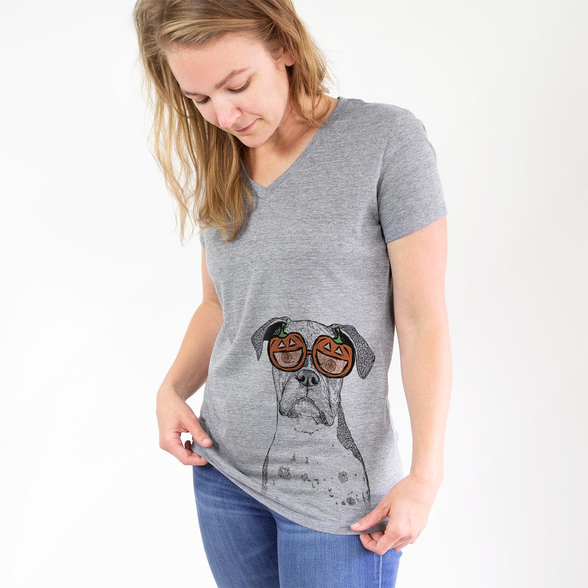 Daisy the Boxer  - Pumpkin Collection