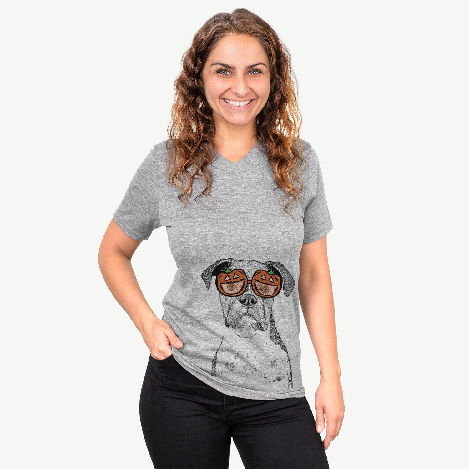 Daisy the Boxer  - Pumpkin Collection