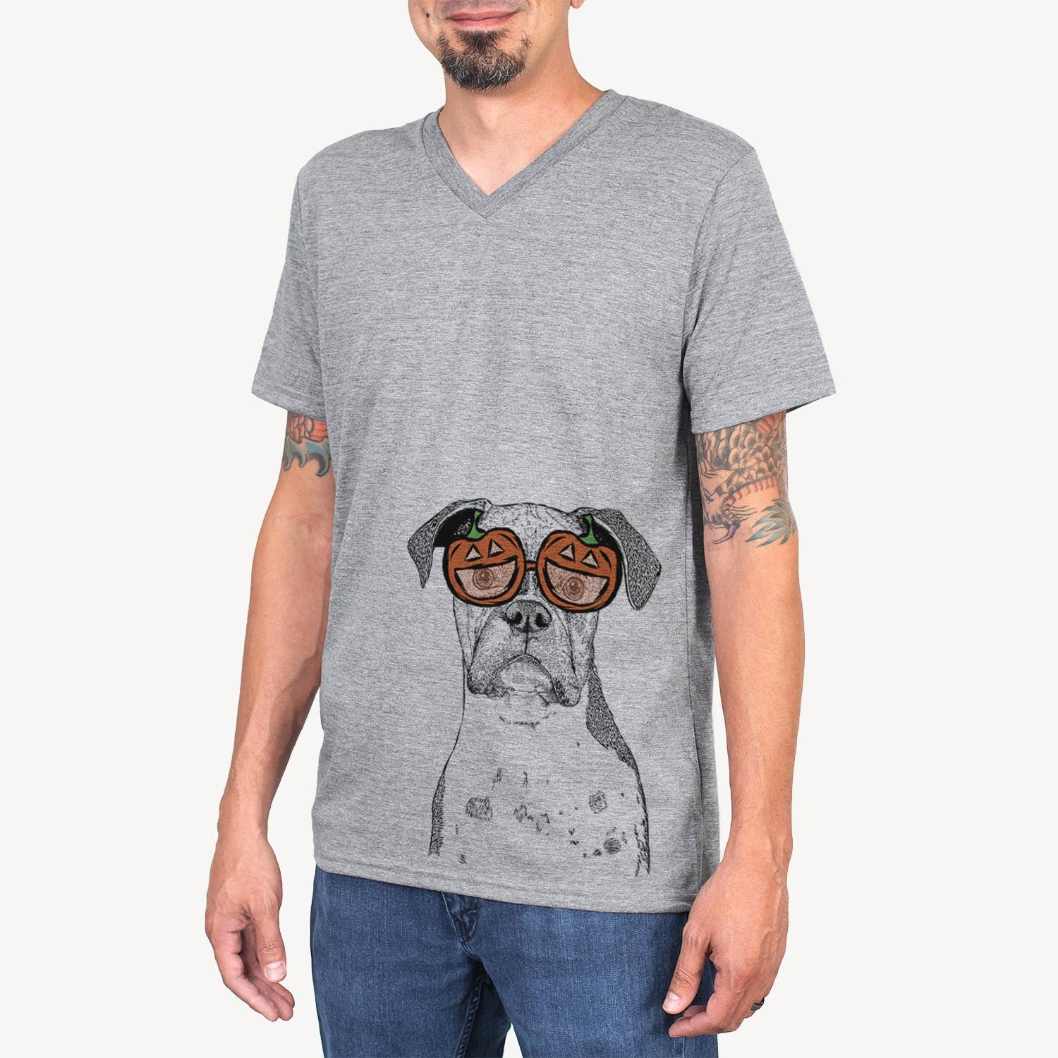 Daisy the Boxer  - Pumpkin Collection