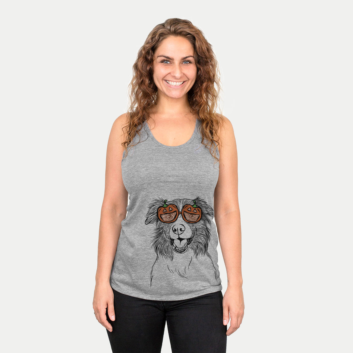 Dizzy the Border Collie  - Pumpkin Collection