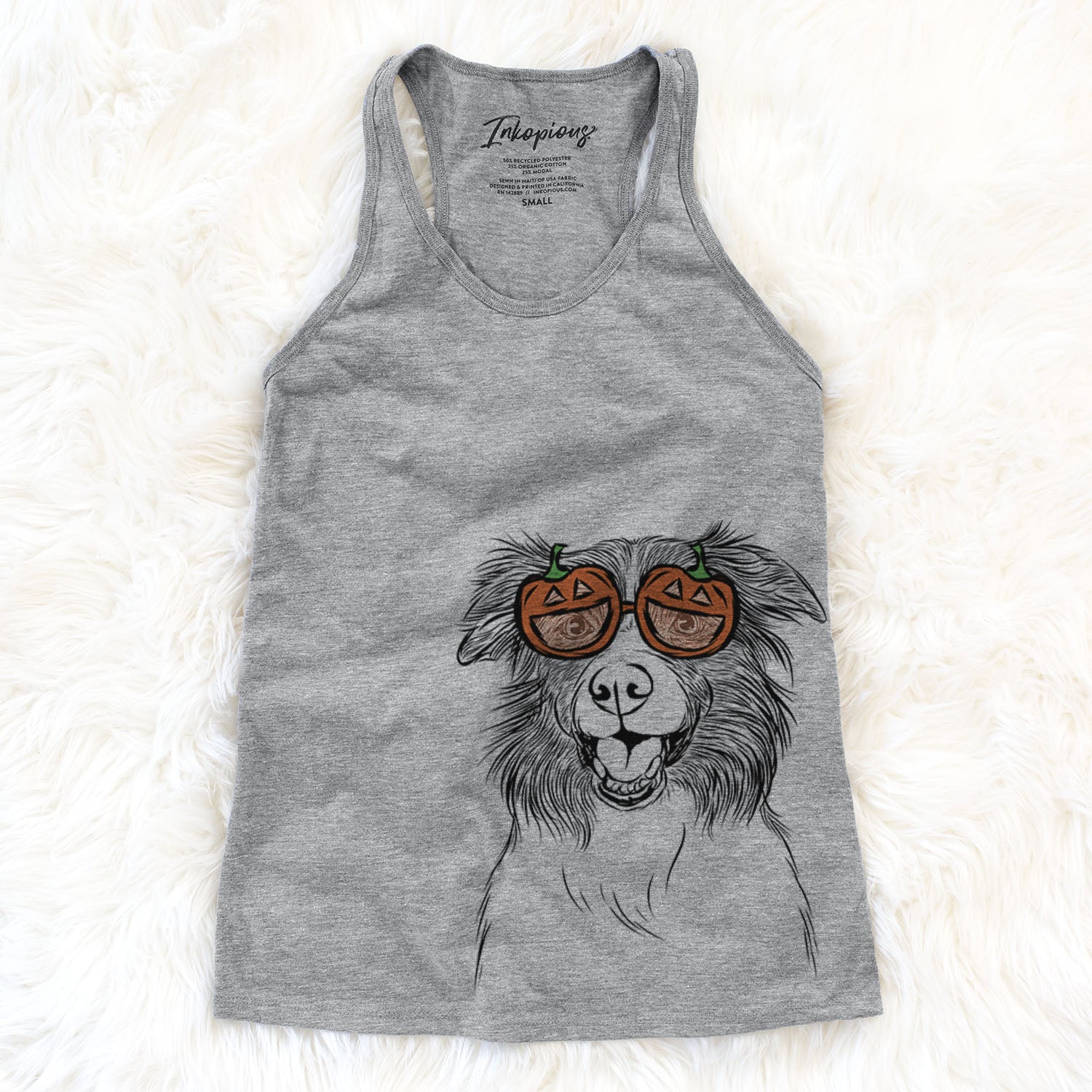 Dizzy the Border Collie  - Pumpkin Collection