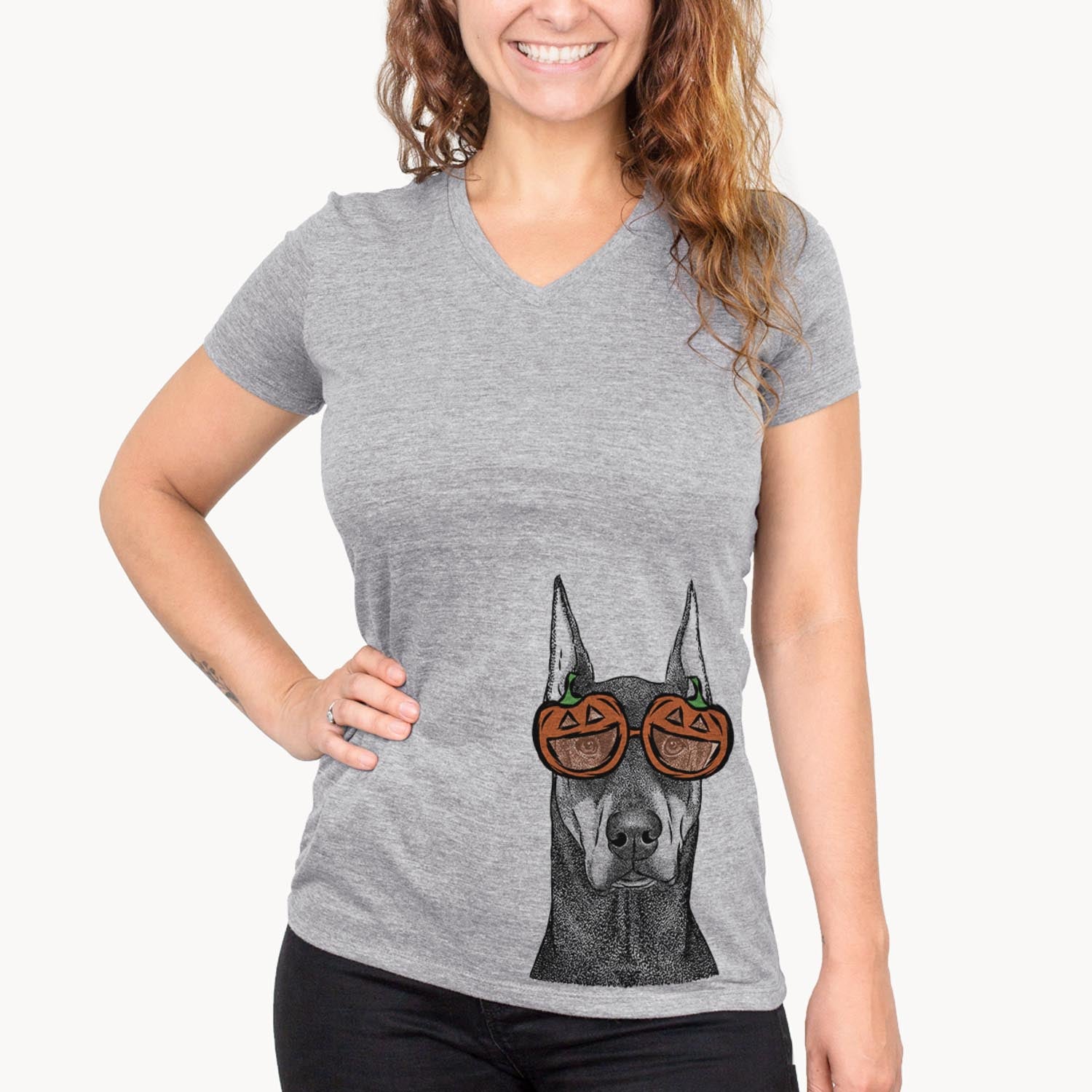 Drake the Doberman Pinscher  - Pumpkin Collection